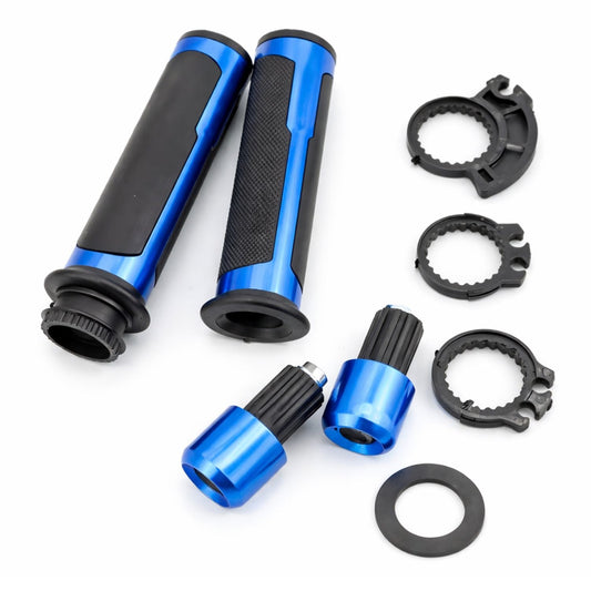 Kit de puños para moto con contrapesos antivibración, 22 mm (7/8 pulgada)