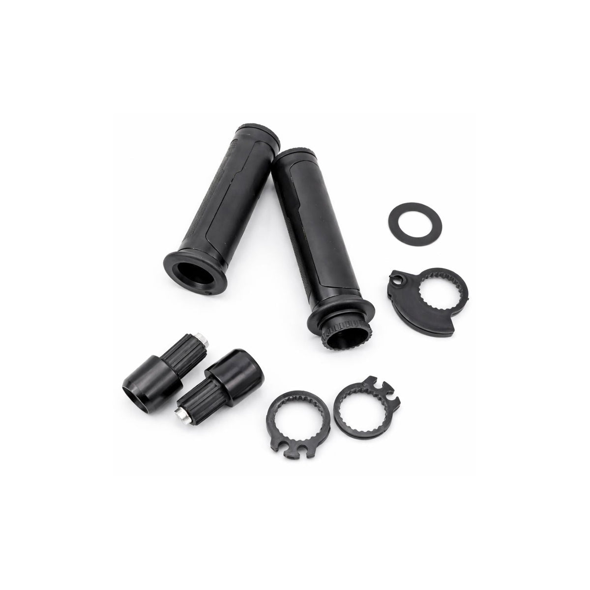 Kit de puños para moto con contrapesos antivibración, 22 mm (7/8 pulgada) - foto 2