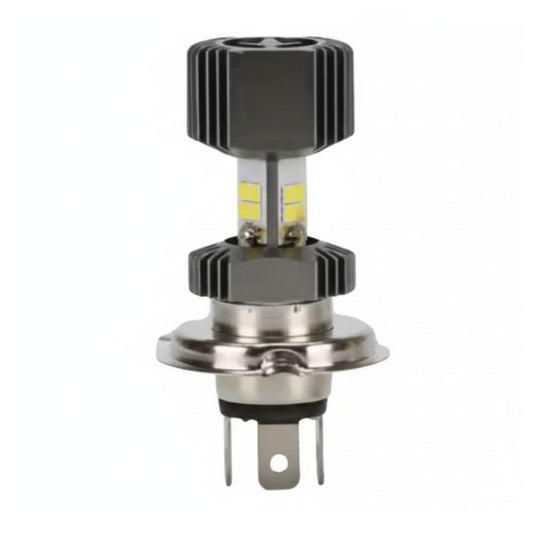 Foco LED tipo proyector con disipador de aluminio para moto y auto