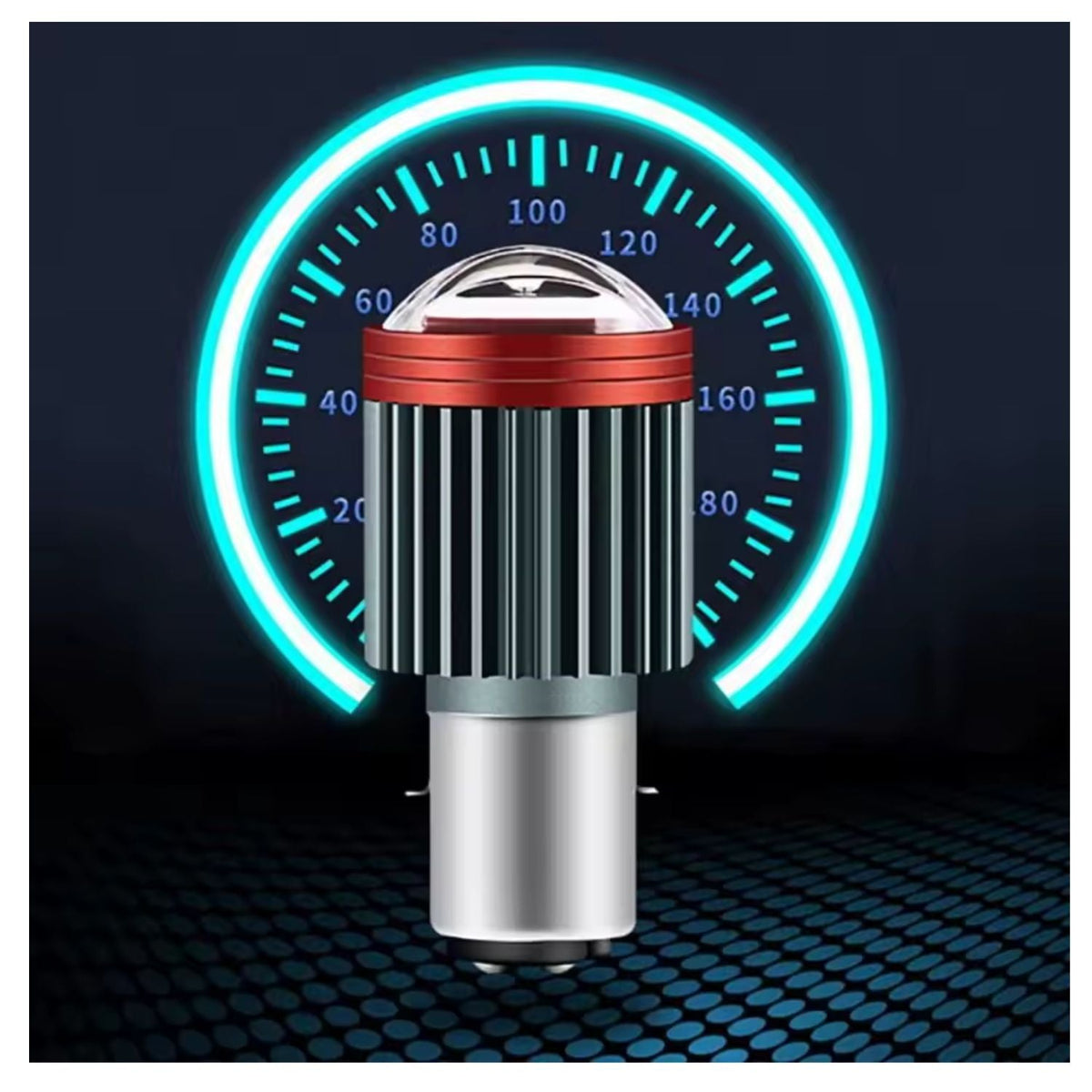 Foco LED tipo proyector para faro de moto, luz blanca o ámbar - foto 3