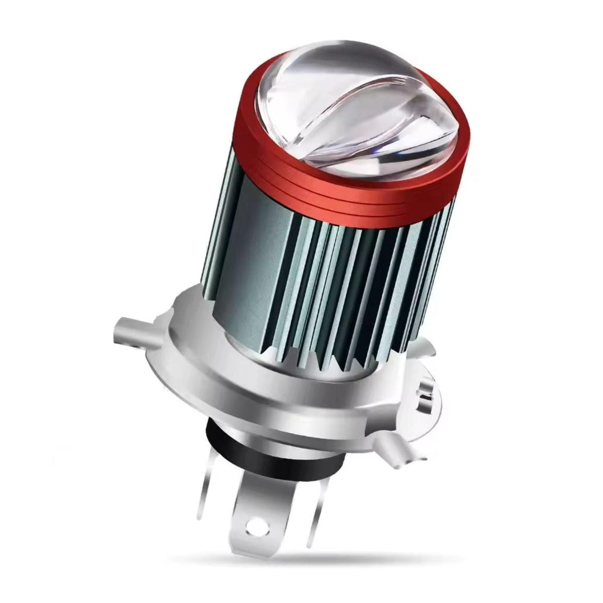 Foco LED tipo proyector para faro de moto, luz blanca o ámbar