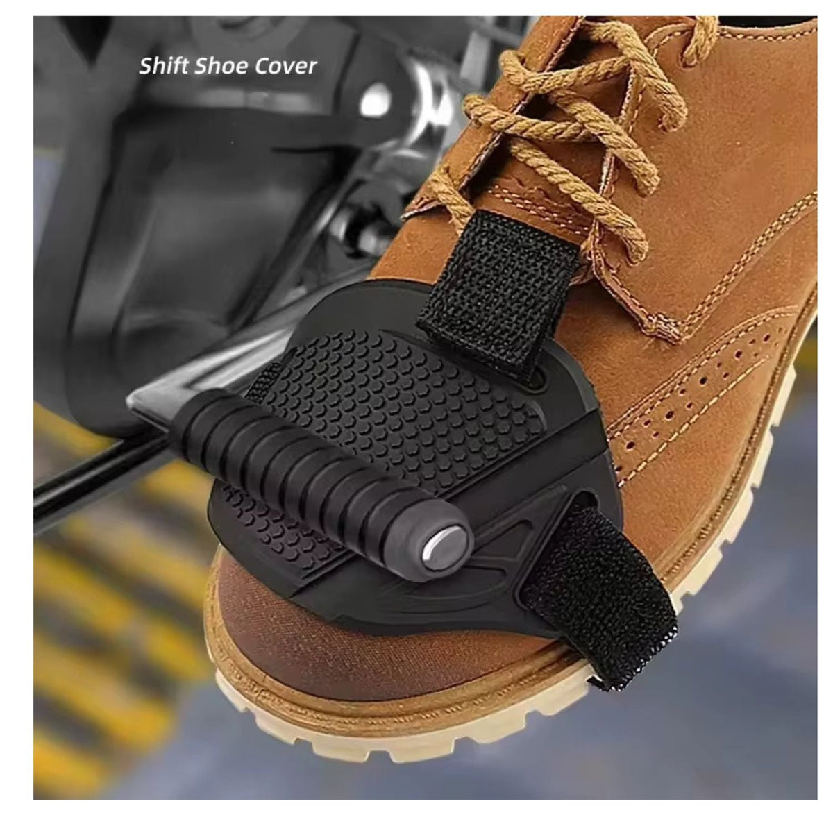 Protector de zapato para palanca de cambios de moto con velcro - foto 2