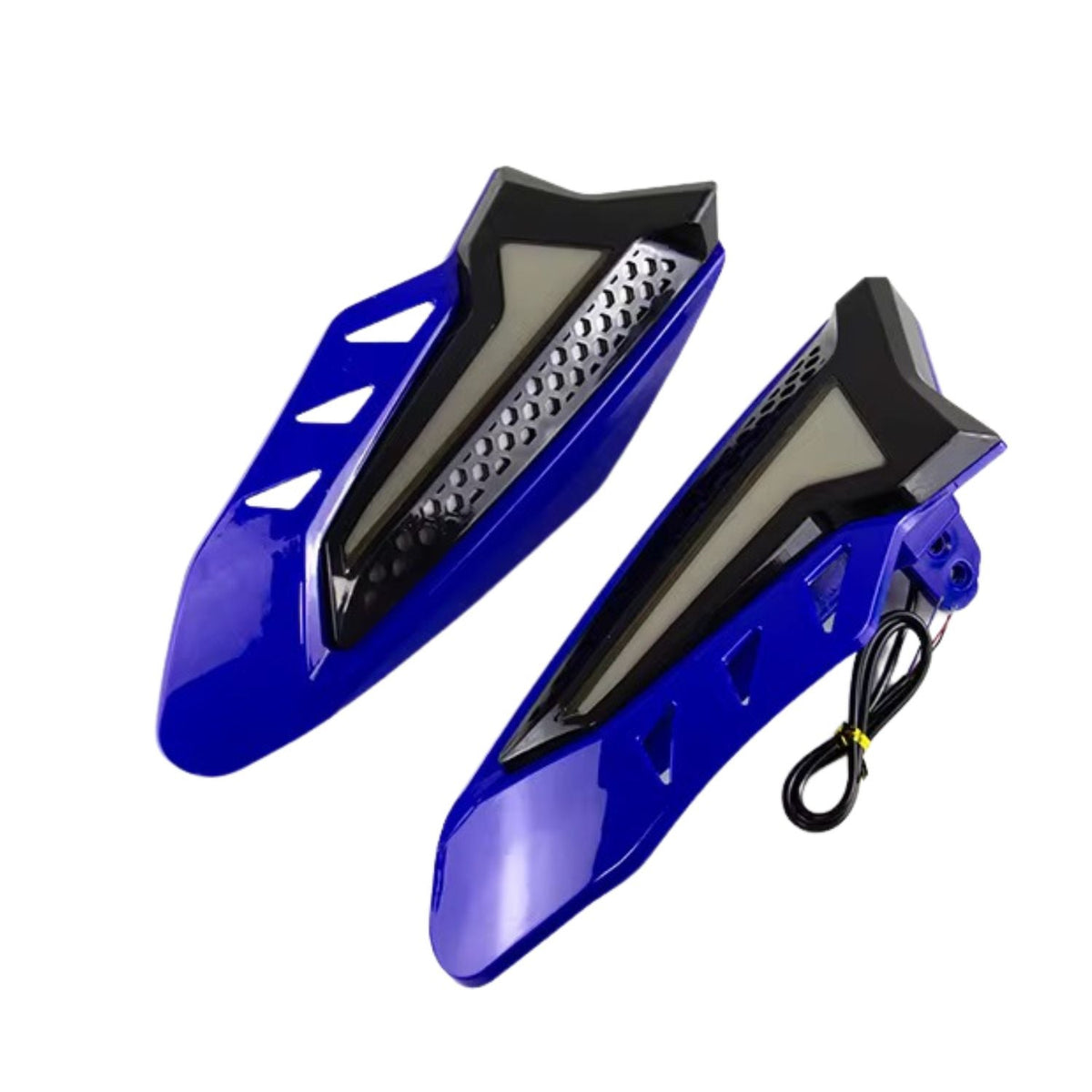 Guardamanos aerodinámicos racing con ventilación para moto - foto 6