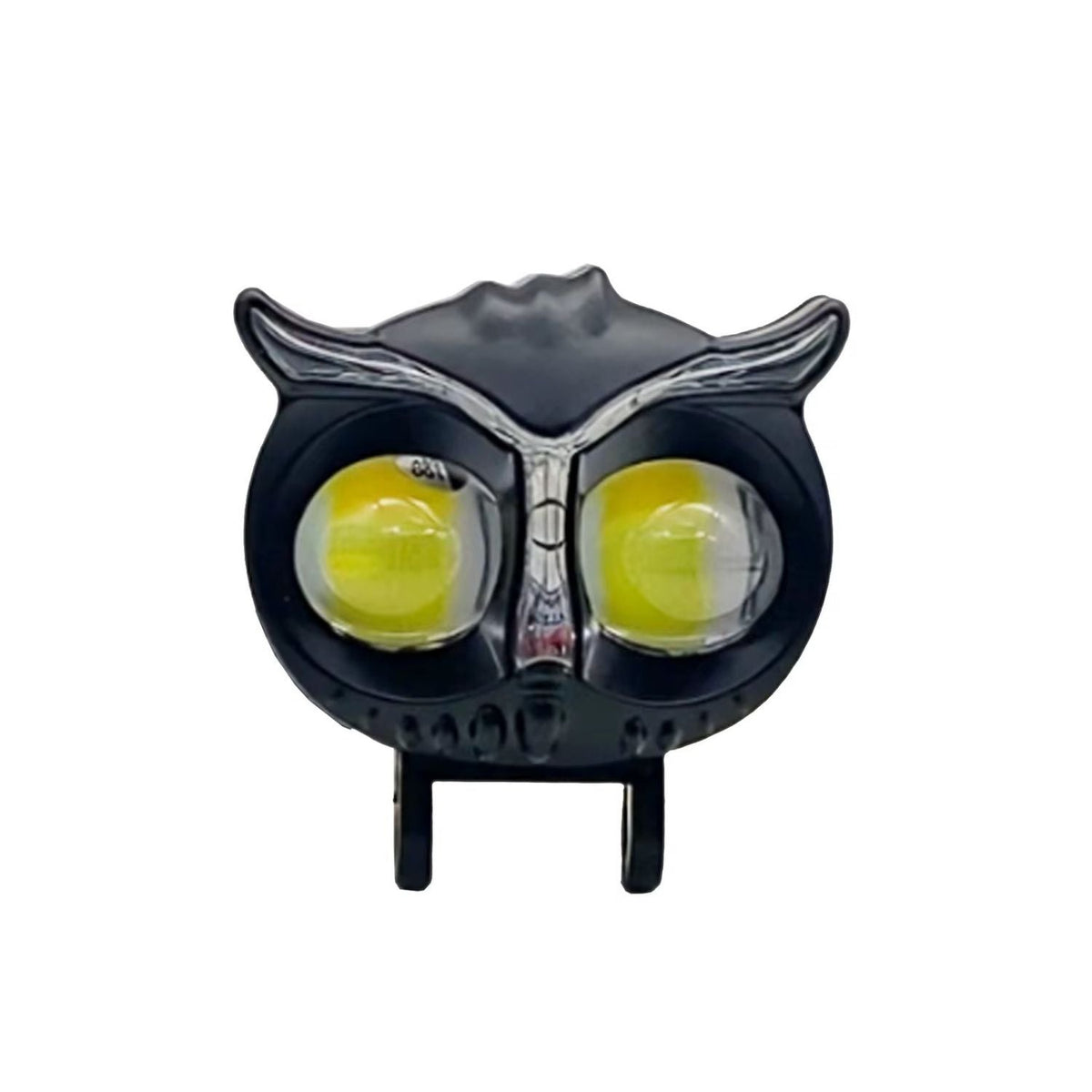 Faros LED tipo búho para moto con tira RGB y luz DRL
