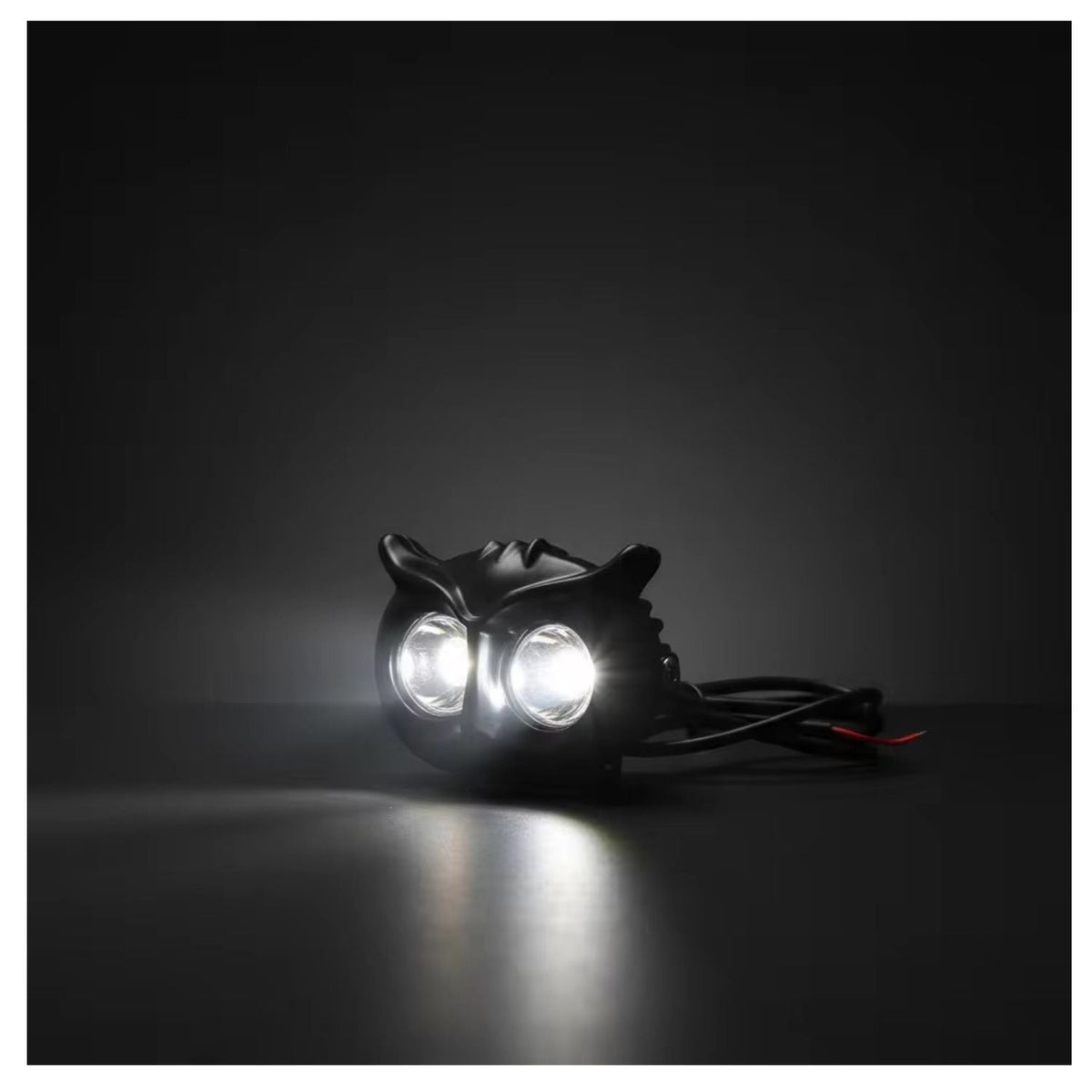 Faros LED tipo búho para moto con tira RGB y luz DRL - foto 6