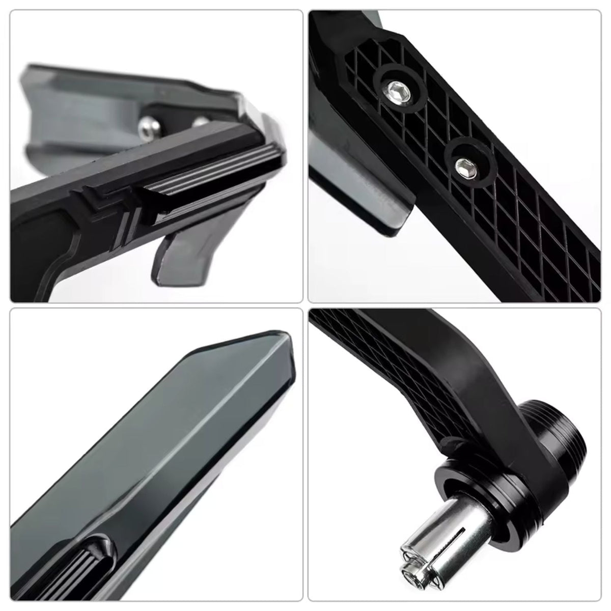 Cubremanos universales para moto contra viento y lluvia, par negro - foto 2