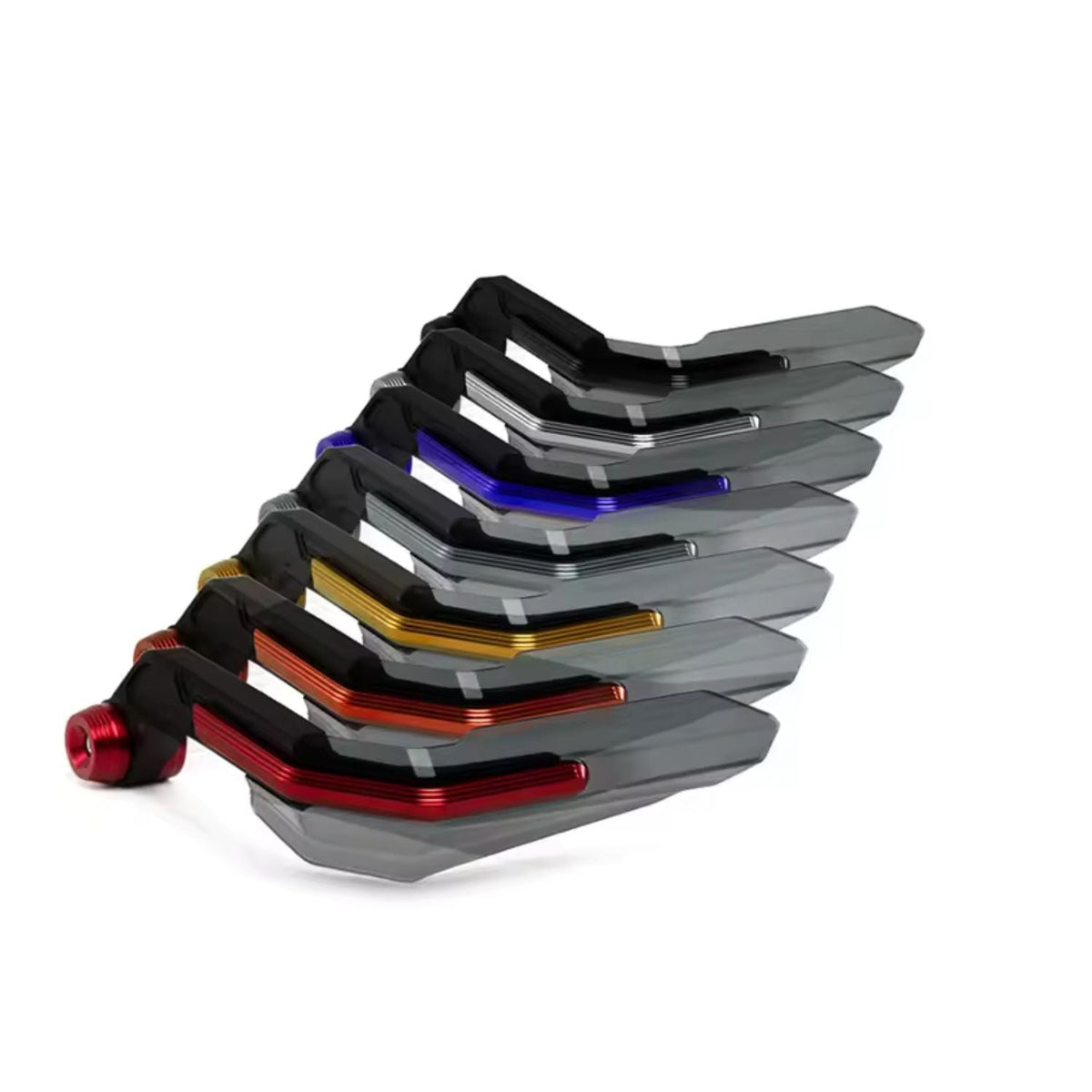 Cubremanos universales para moto contra viento y lluvia, par negro - foto 5