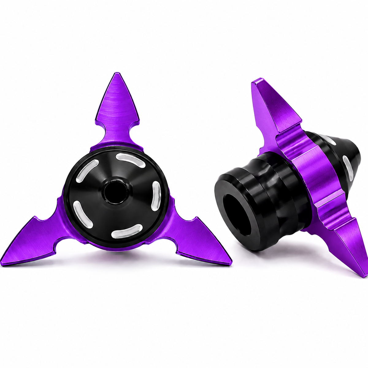 Slider protector de eje para moto tipo shuriken en aluminio CNC
