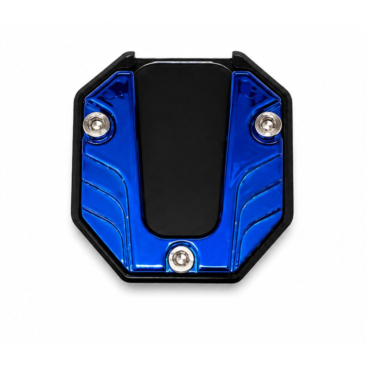 Base ampliadora para pata lateral de moto con tornillos