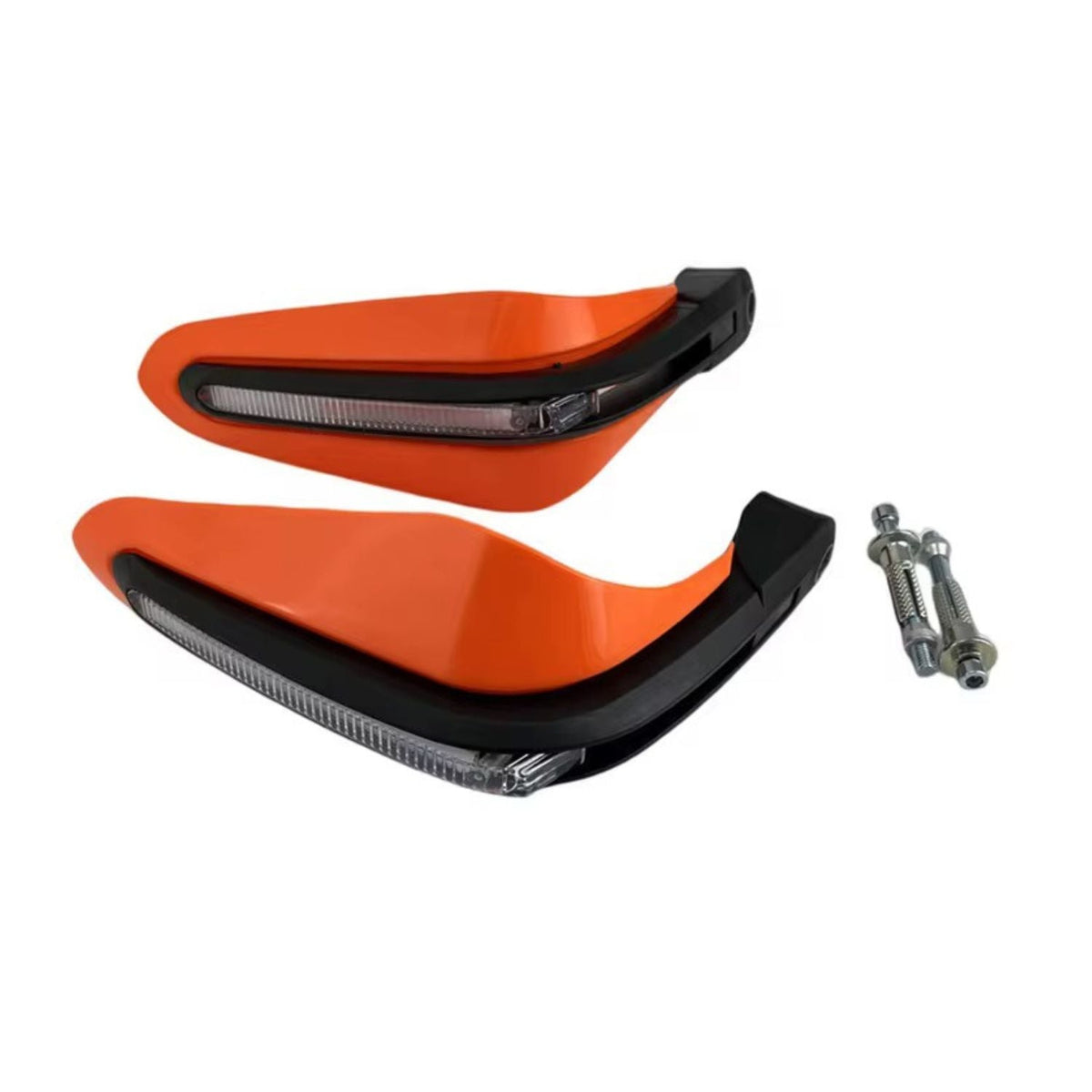 Paramanos con tira LED integrada para moto adventure y touring, universales - foto 4