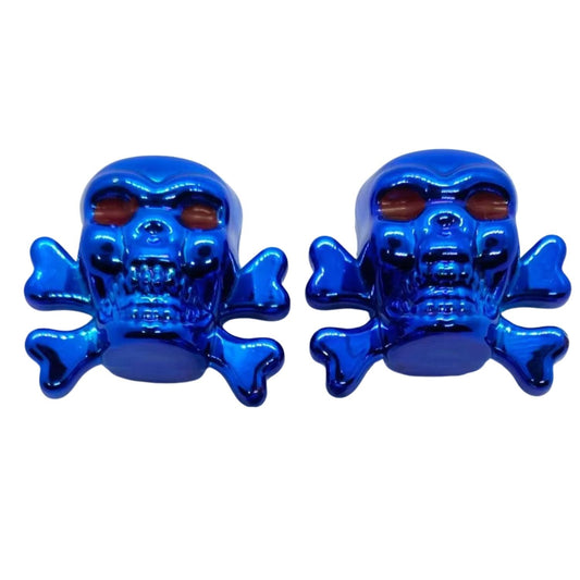Tornillo decorativo calavera M6 con tuerca y arandelas para moto