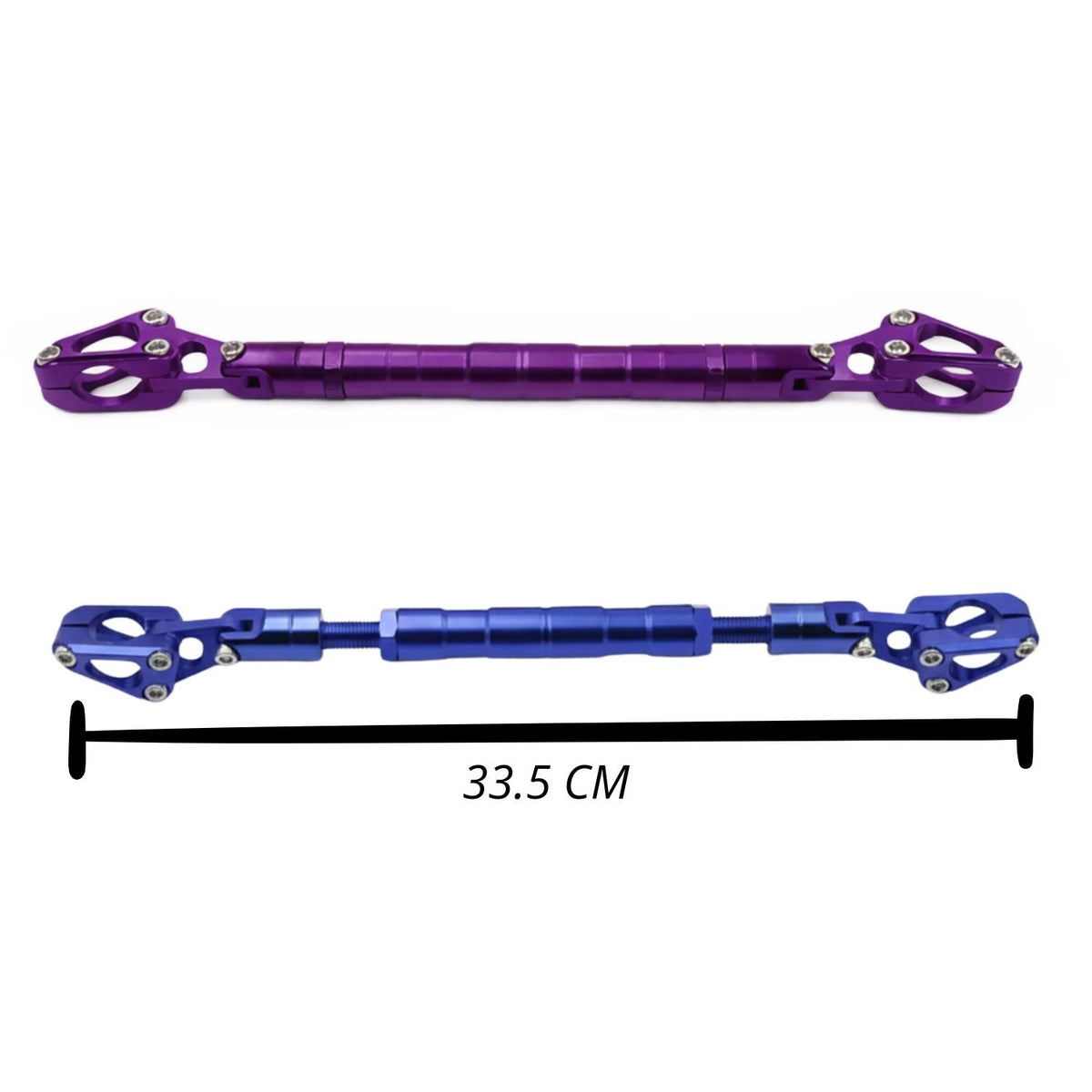Barra estabilizadora de aluminio CNC para manillar de moto, anodizada - foto 3