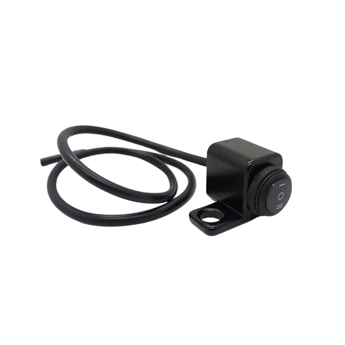 Interruptor rocker on/off impermeable para manillar de moto con cableado
