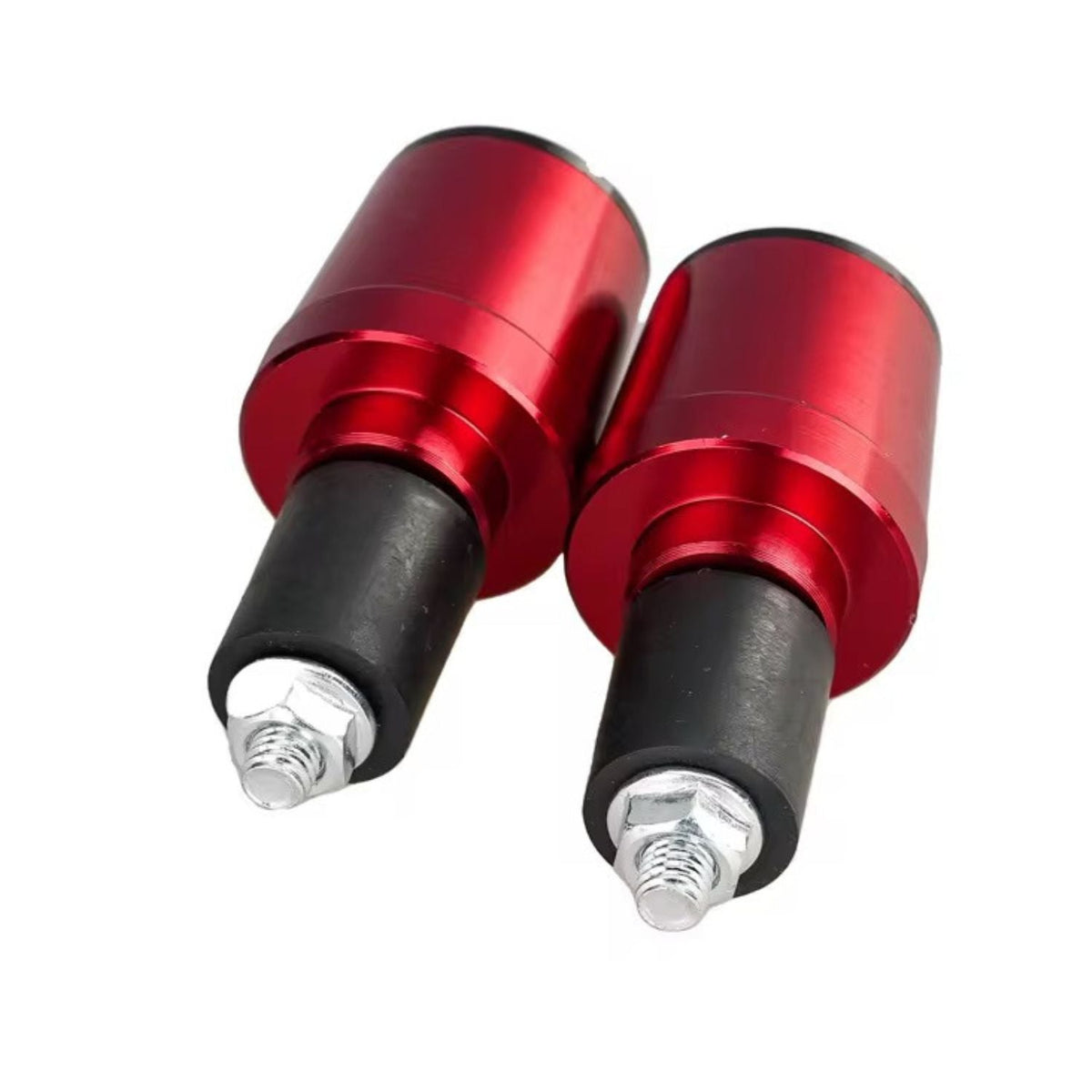 Par de tapones bar end de aluminio CNC para manubrio de moto, 7 mm, 5 colores