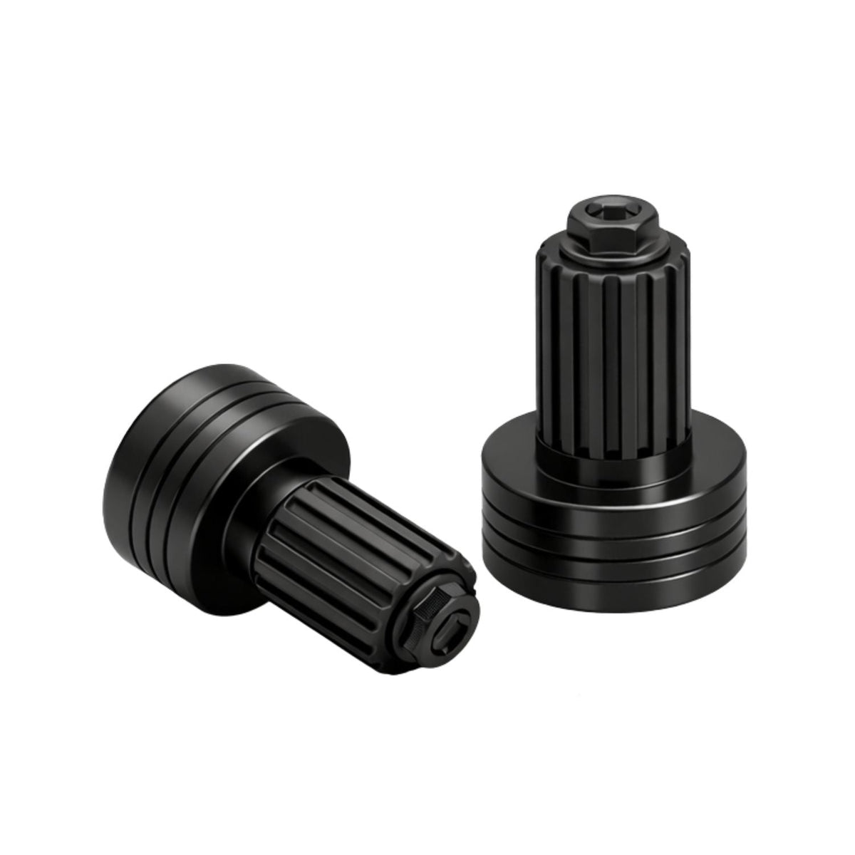 Par de contrapesos slider para manubrio de moto, aluminio CNC - foto 4