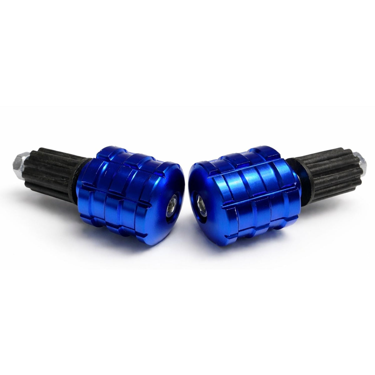Par de contrapesos de manubrio para moto en aluminio CNC con tope slider