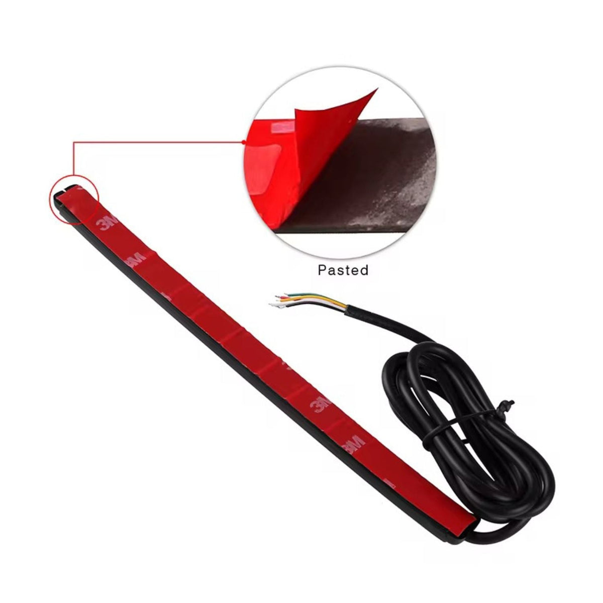 Barra LED flexible 3 en 1 de 20.5 cm para luz trasera, freno y direccional - foto 6