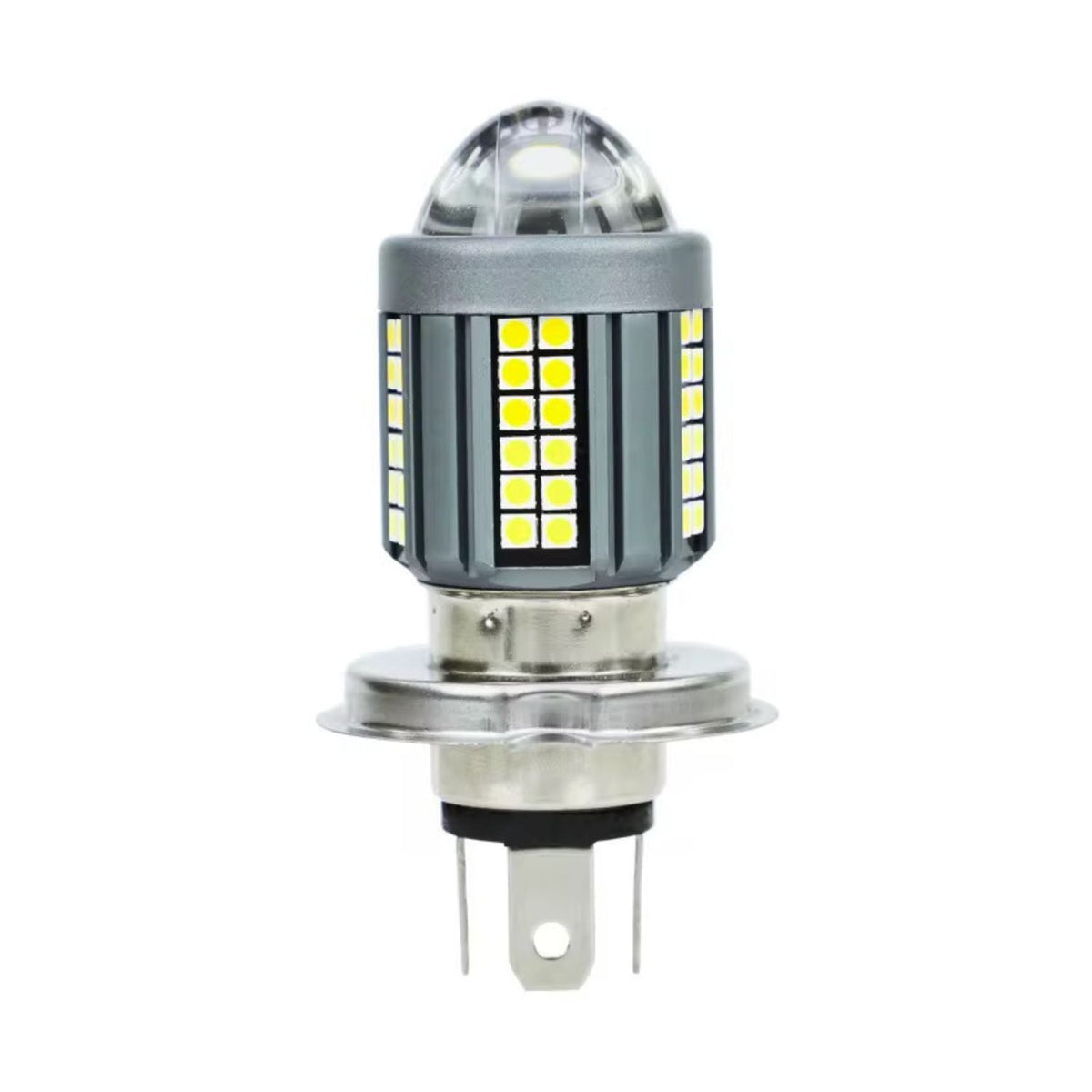 Bulbo LED H4 de 3 pines para faro de moto, alta y baja - foto 2