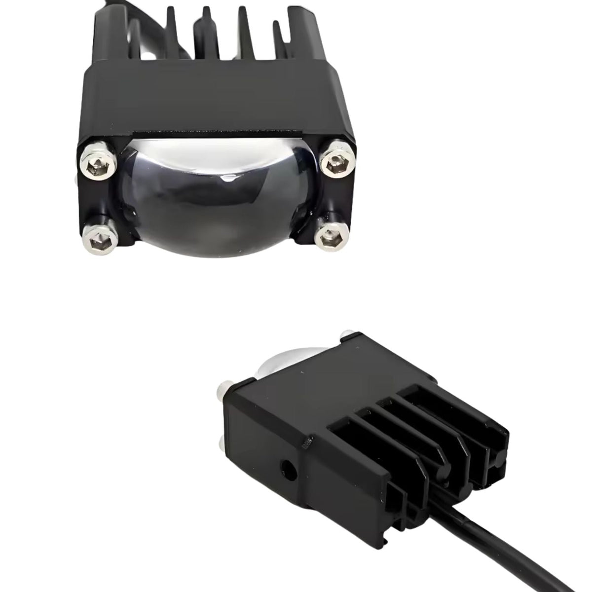 Mini faro LED auxiliar blanco y amarillo para moto y off-road