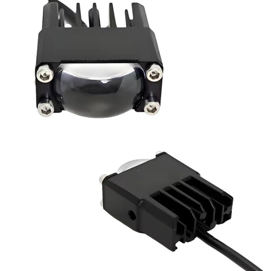 Mini faro LED auxiliar blanco y amarillo para moto y off-road