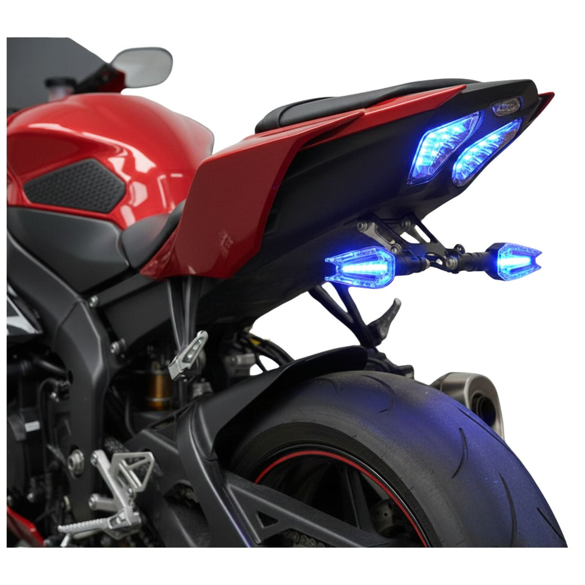 Par de direccionales LED premium con cuello de silicona y perno M10 - foto 5