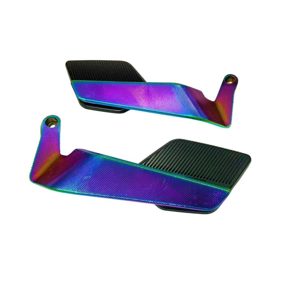 Espejos retrovisores bar-end tornasol para moto, kit completo