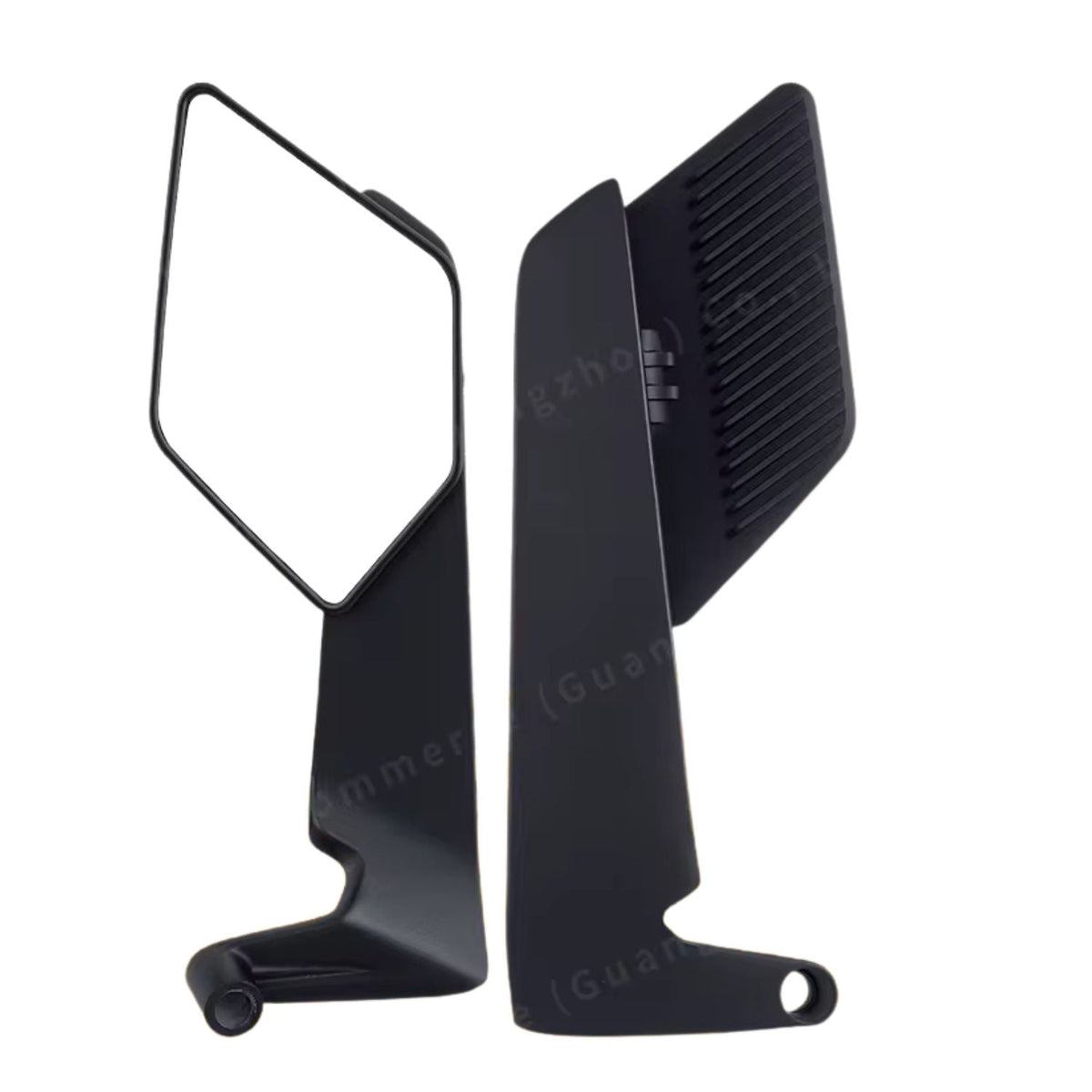 Espejos retrovisores plegables 2 en 1 estilo ala de viento para moto