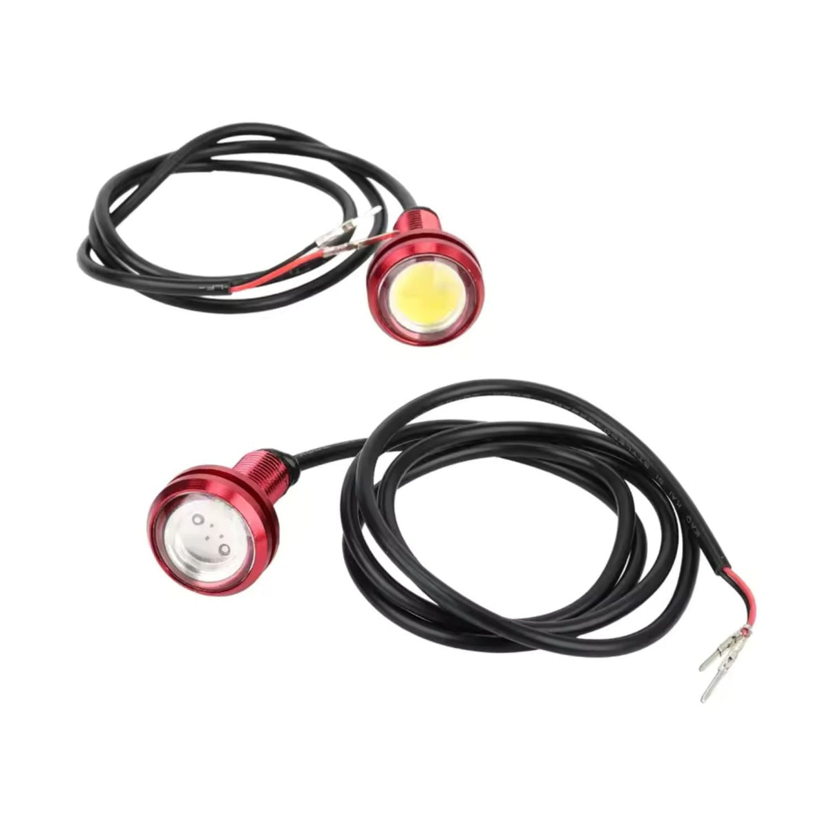 Luz LED roja ojo de águila de 12 V para scooter eléctrico, bici y moto - foto 2