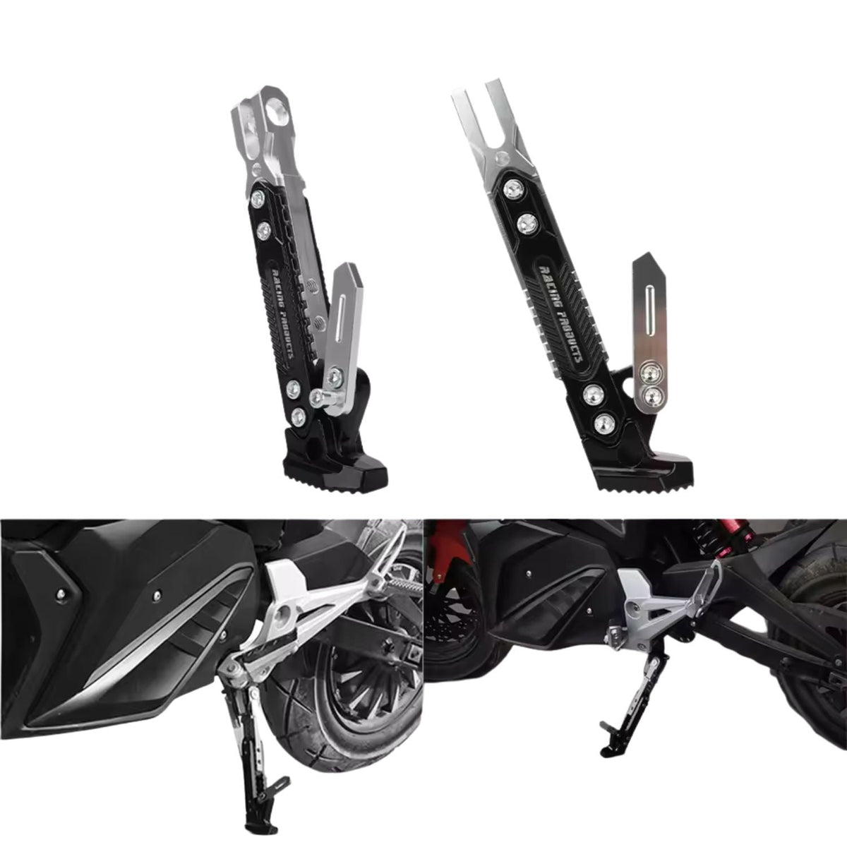 Soporte tipo trípode para pata de cabra de moto, antideslizante - foto 3