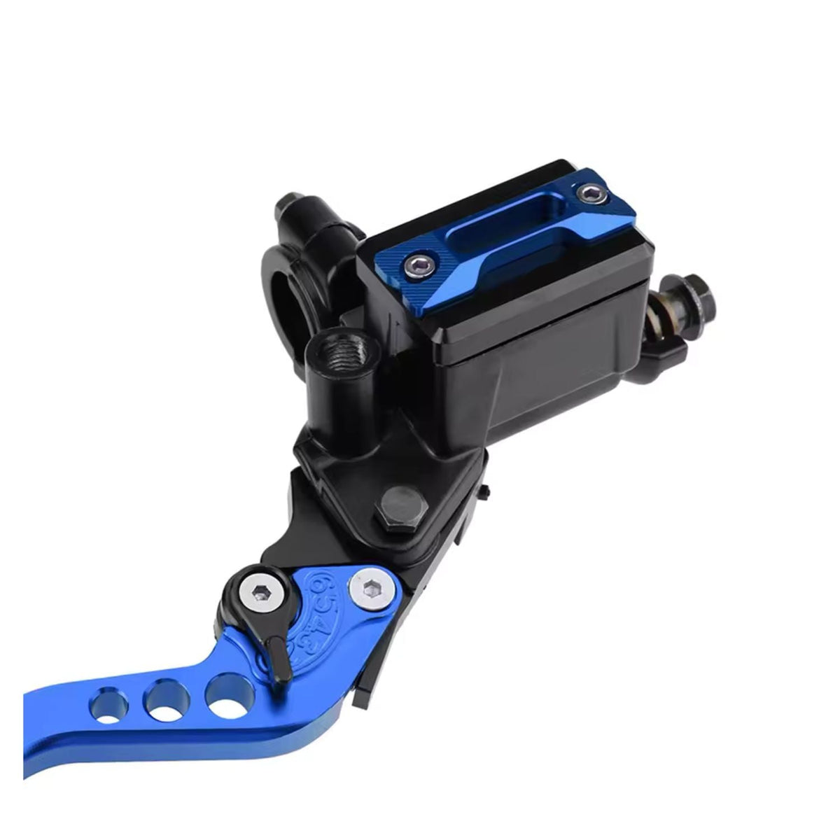 Kit de freno hidráulico y clutch CNC para moto con depósito y mirilla - foto 4