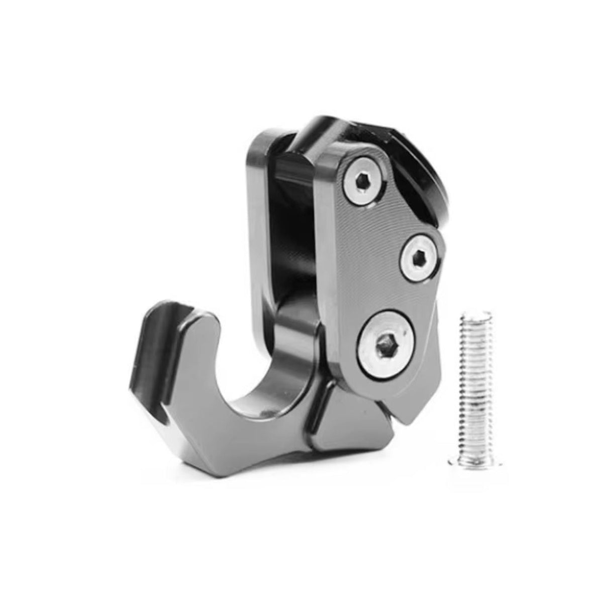 Gancho porta casco de aluminio CNC para moto, scooter y bicicleta - foto 4