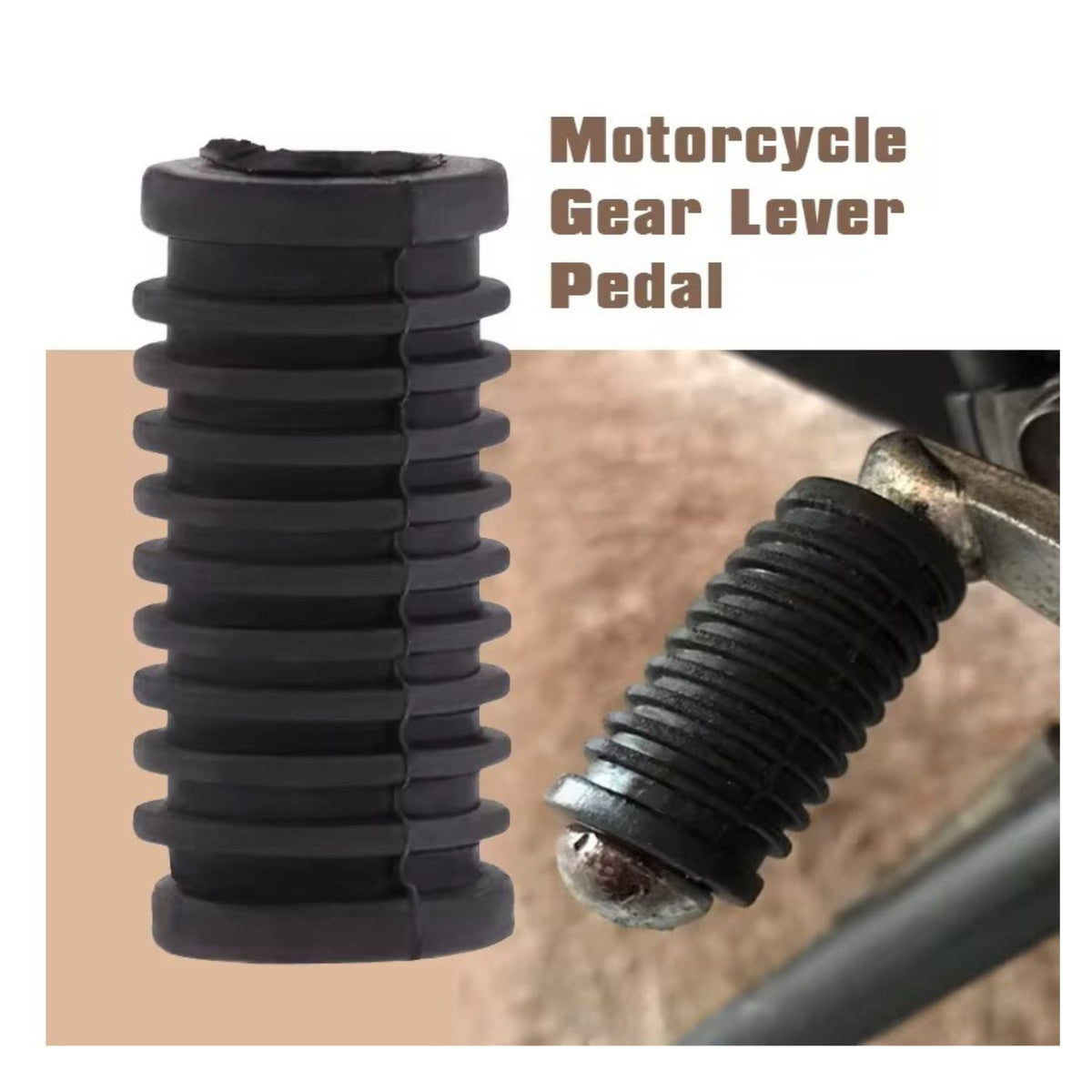Protector de palanca de cambios para moto, goma antideslizante universal - foto 4