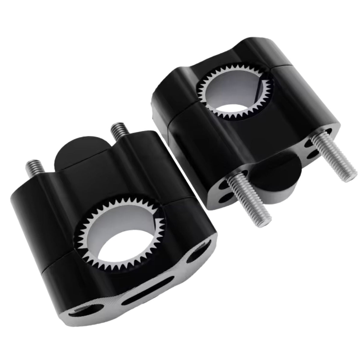 Elevadores de manubrio universales de aluminio para moto