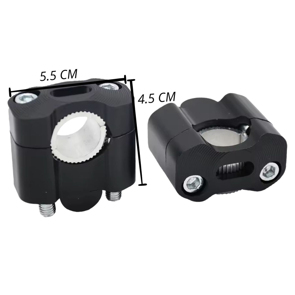 Elevadores de manubrio universales de aluminio para moto - foto 3