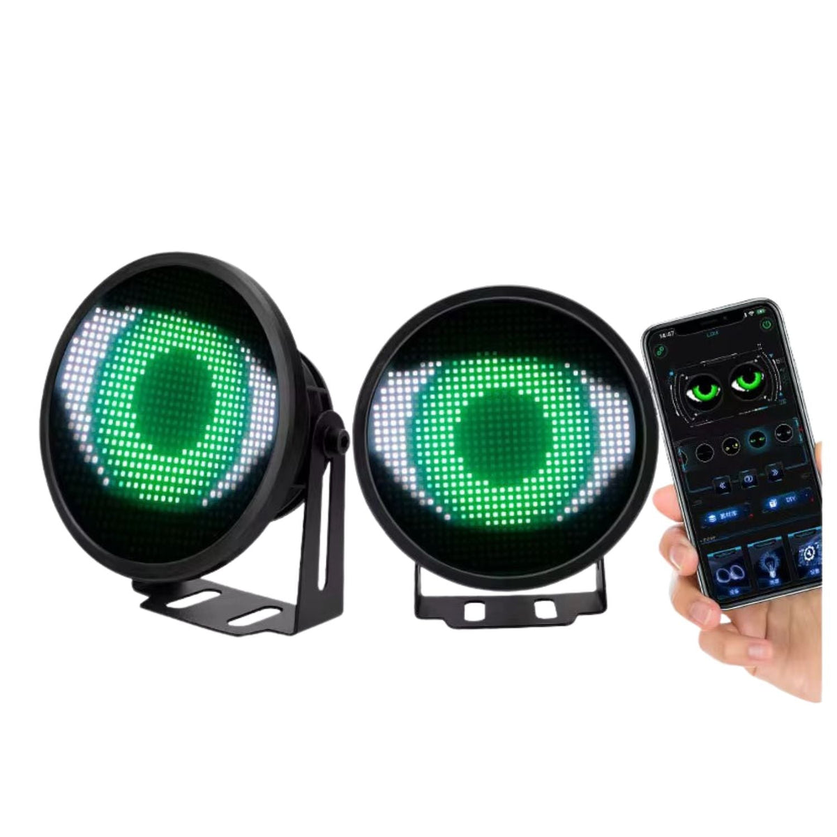 Pantalla LED programable para auto con control por Bluetooth desde el celular - foto 5