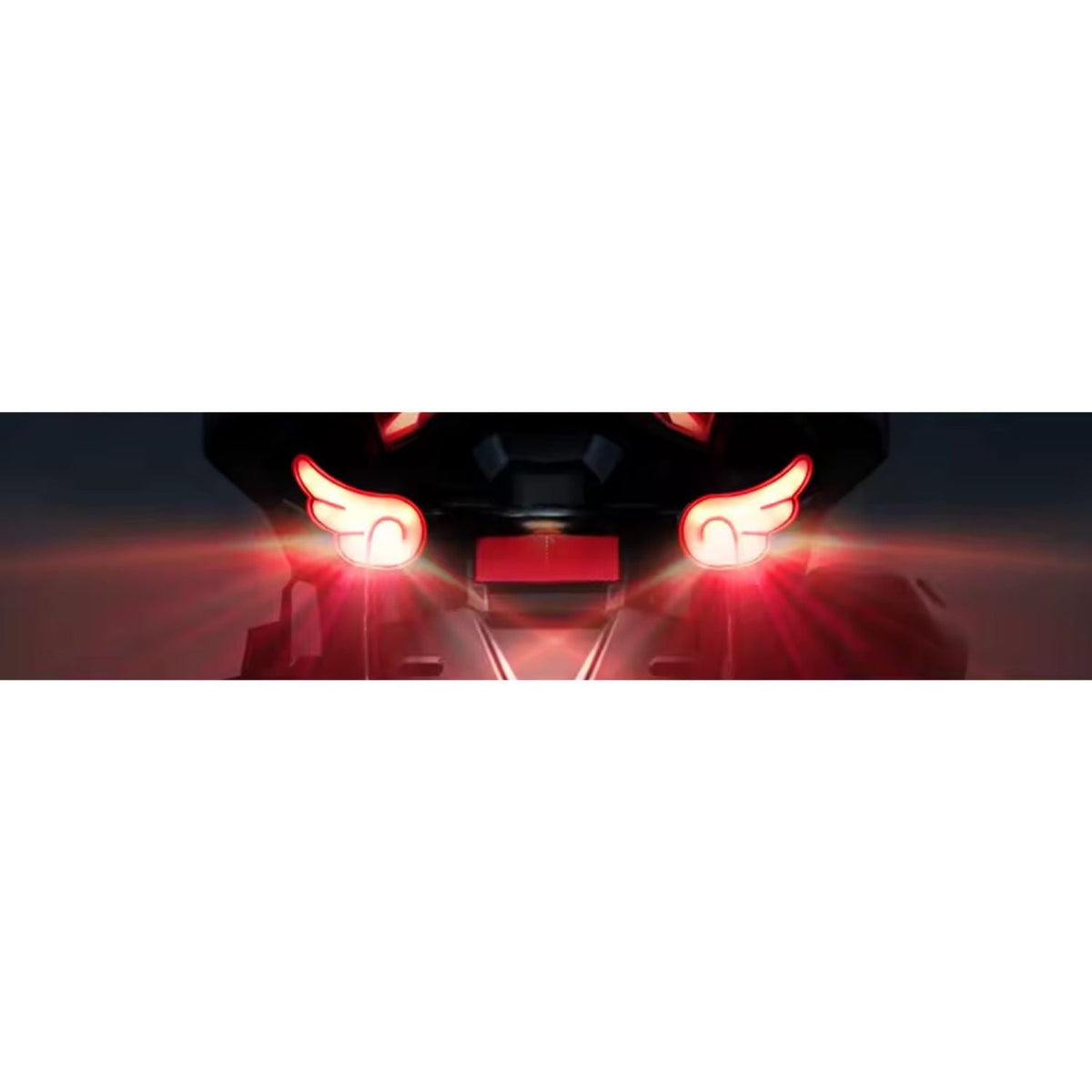 Luces LED tipo alas para moto, 12 V, impermeables, par - foto 3