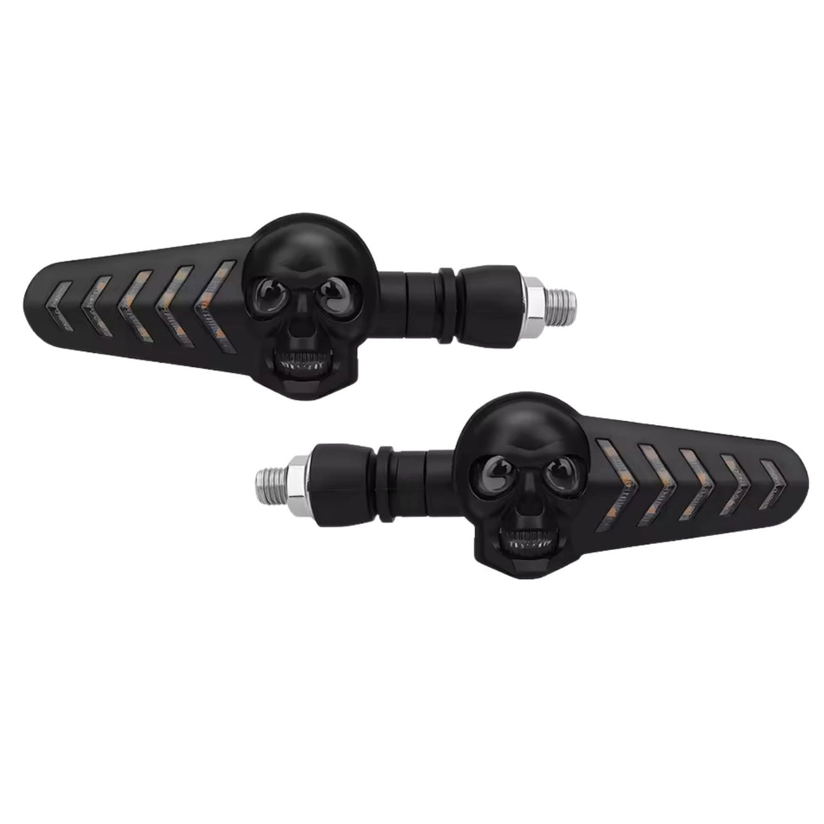 Intermitentes LED secuenciales para moto con luz DRL azul, IP67