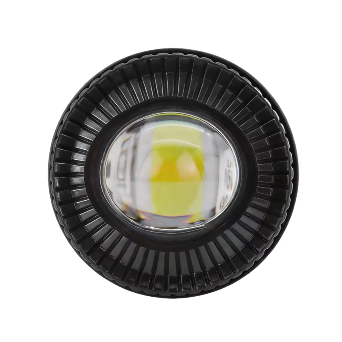 Faro LED de lente convexa con luz blanca, amarilla y de colores