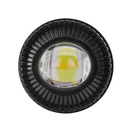 Faro LED de lente convexa con luz blanca, amarilla y de colores
