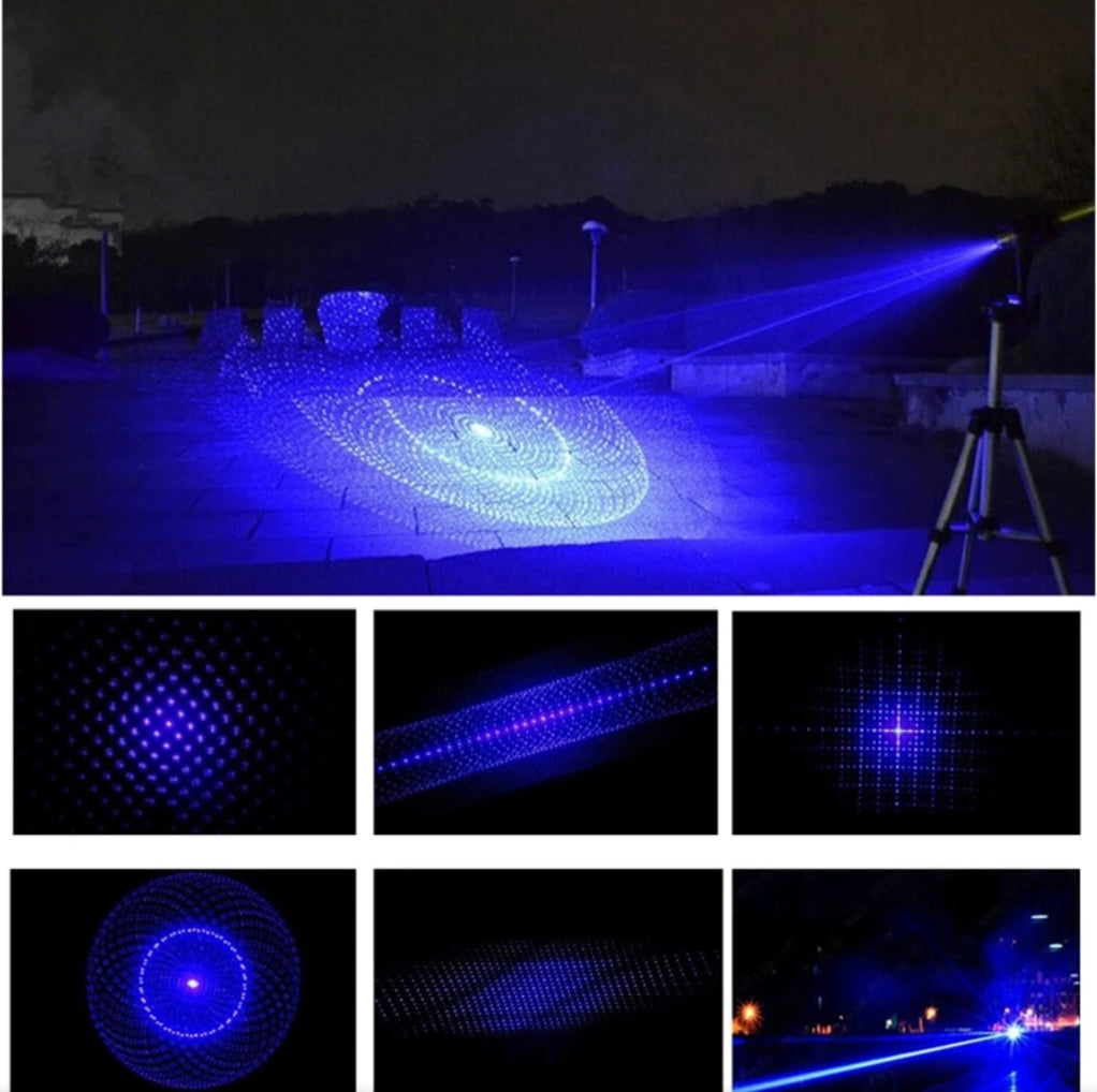 Puntero láser azul en forma de encendedor con 5 tapas MTX-5 - foto 3