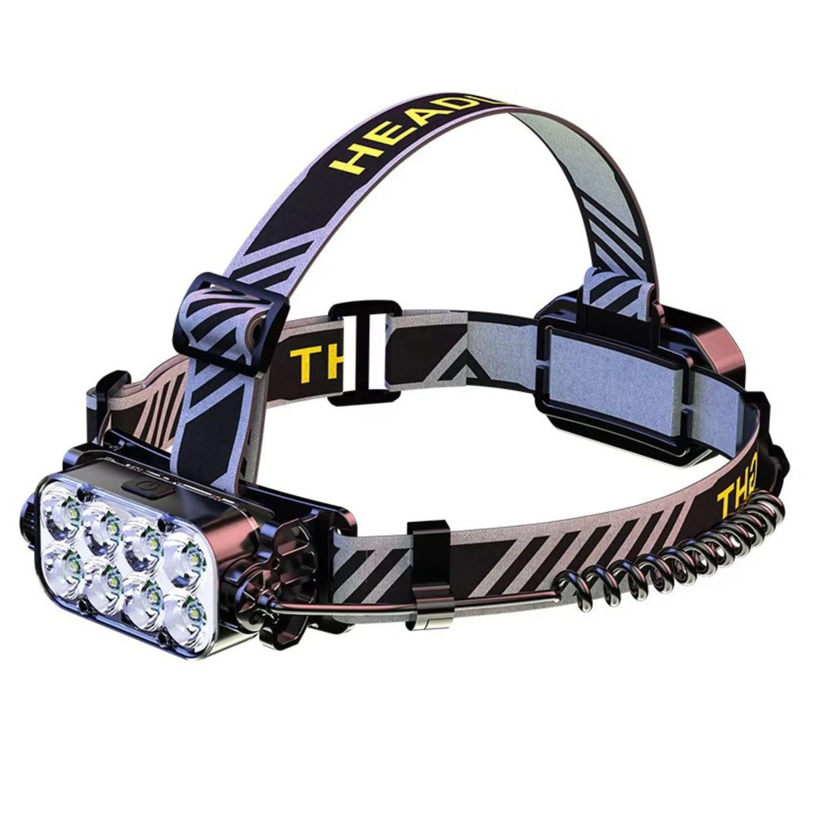Lámpara frontal recargable con cabezal giratorio 180° e IPX4 (MTYX122) - foto 4