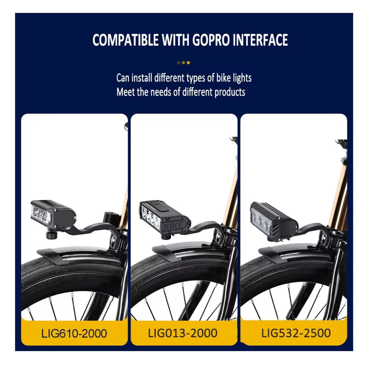 Luz de bici de 17 LEDs y 10000 lúmenes, recargable, con 4 modos - foto 4