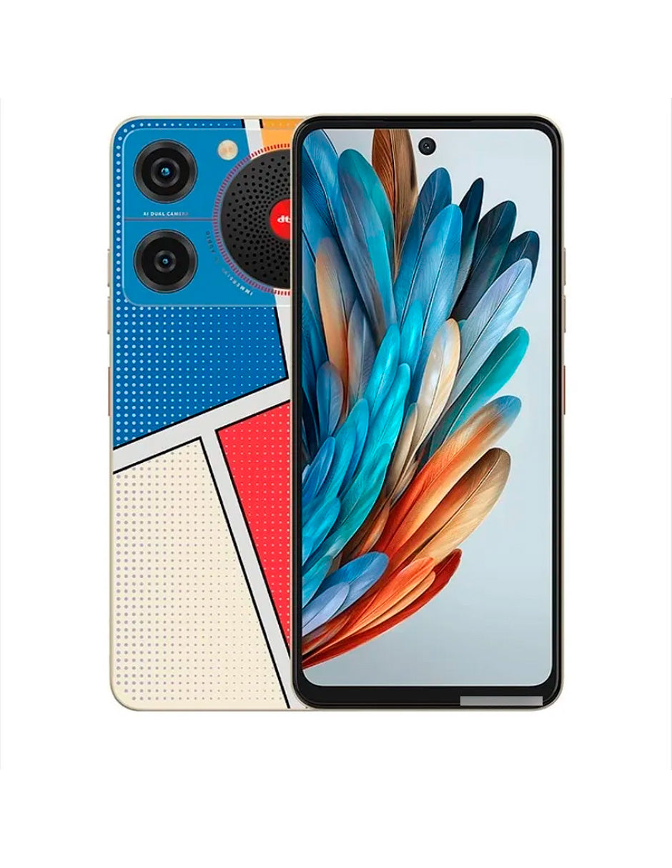 Smartphone Music Dual SIM 128 GB Azul 4 GB RAM, nuevo y desbloqueado