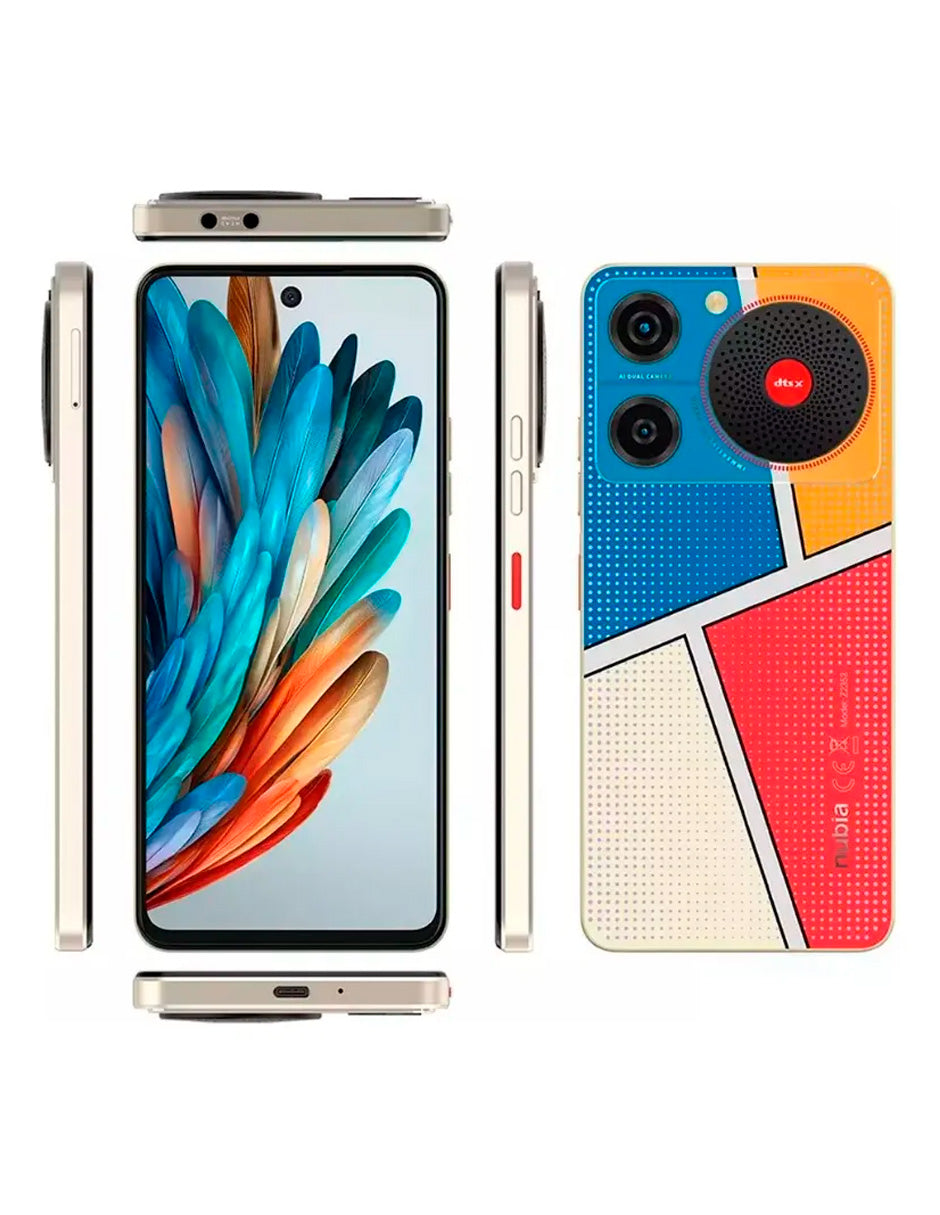 Smartphone Music Dual SIM 128 GB Azul 4 GB RAM, nuevo y desbloqueado