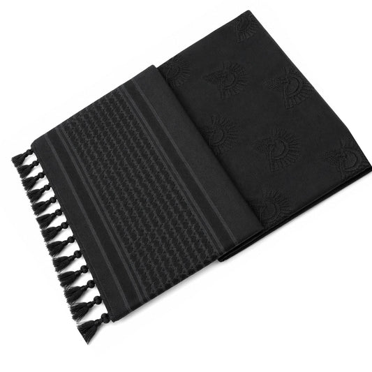 Pañuelo tipo palestina 100% algodón multiusos para sol, polvo y viento (MZ024)