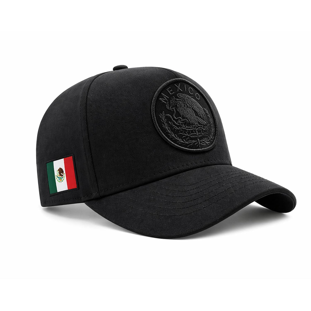 Gorra lisa edición México con escudo en relieve y bandera bordada - foto 2