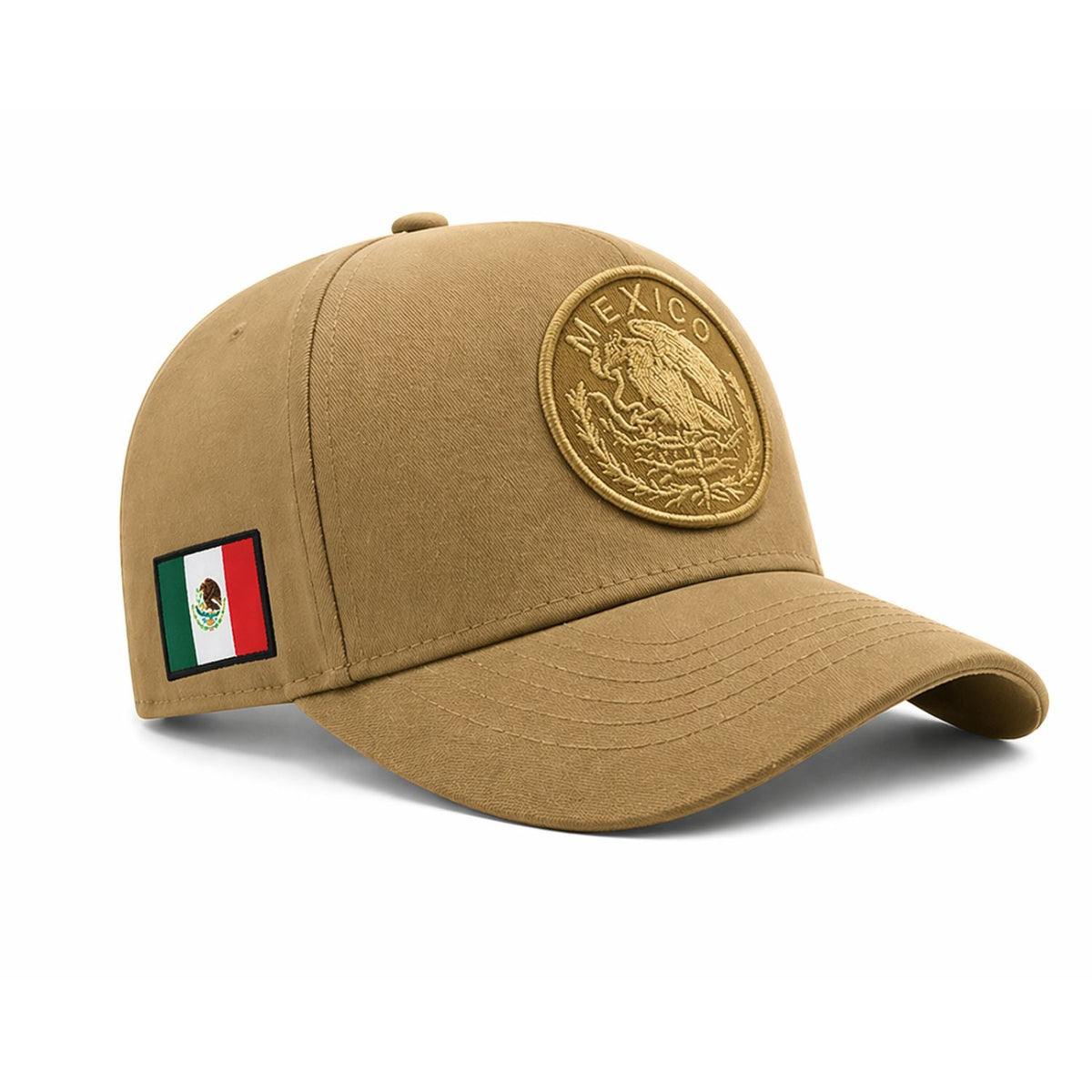 Gorra lisa edición México con escudo en relieve y bandera bordada - foto 3