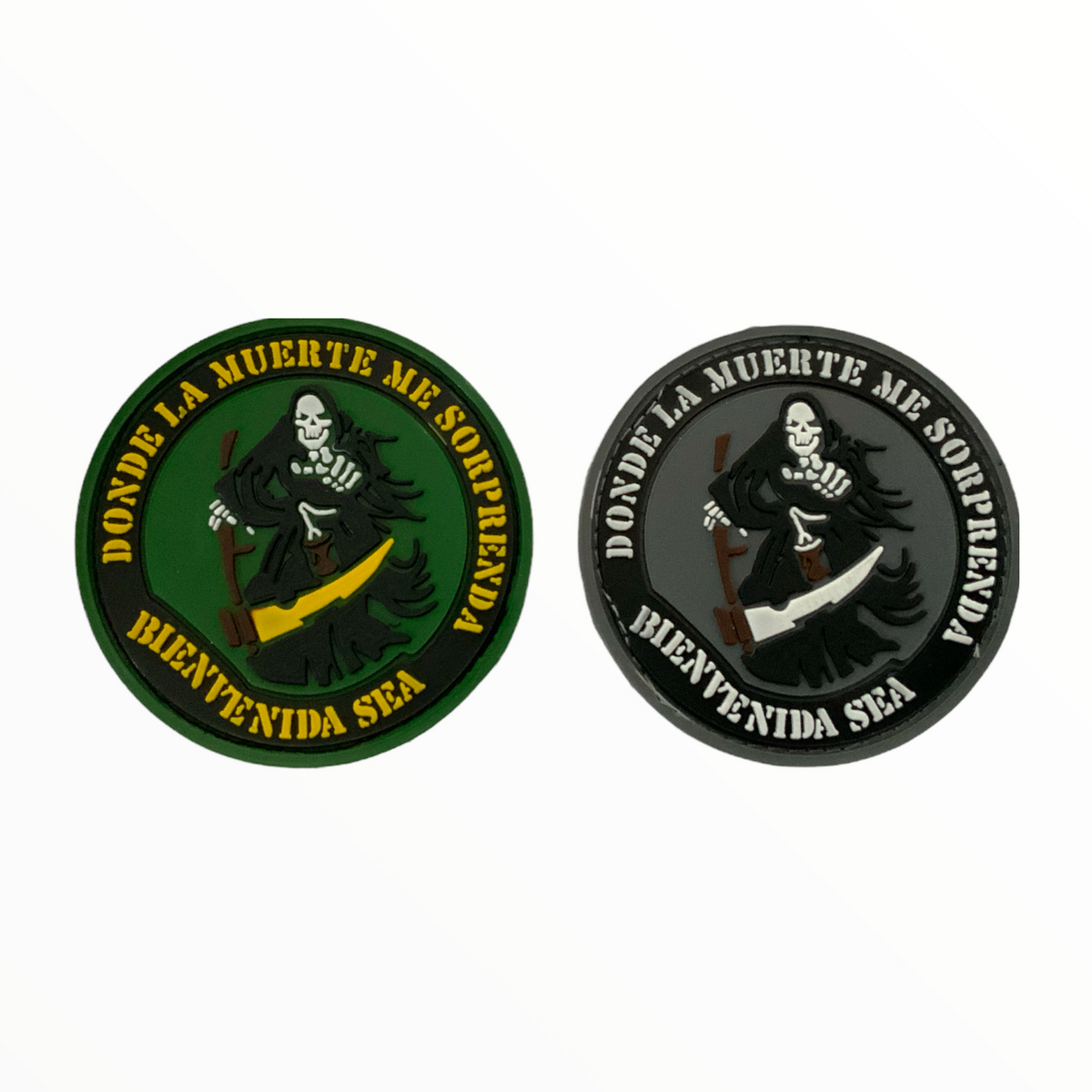 Parche de PVC con velcro, diseños tácticos y banderas, varios modelos Qz00 - foto 14