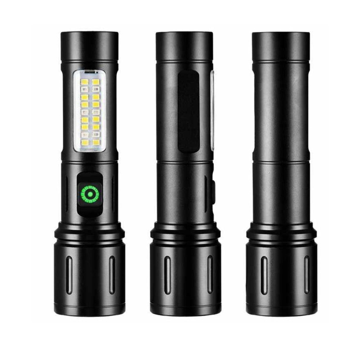 Mini lámpara LED recargable USB de 5 modos con zoom y caja NGSD134 - foto 3