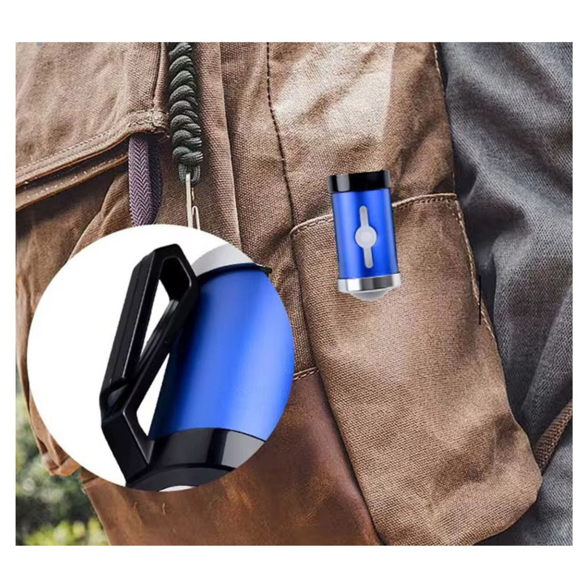 Mini lámpara LED magnética de 5.5 cm recargable por USB-C (NGSD170) - foto 6